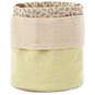 Linen and Green Fabric Baskets, Set of 2, , large image number 4