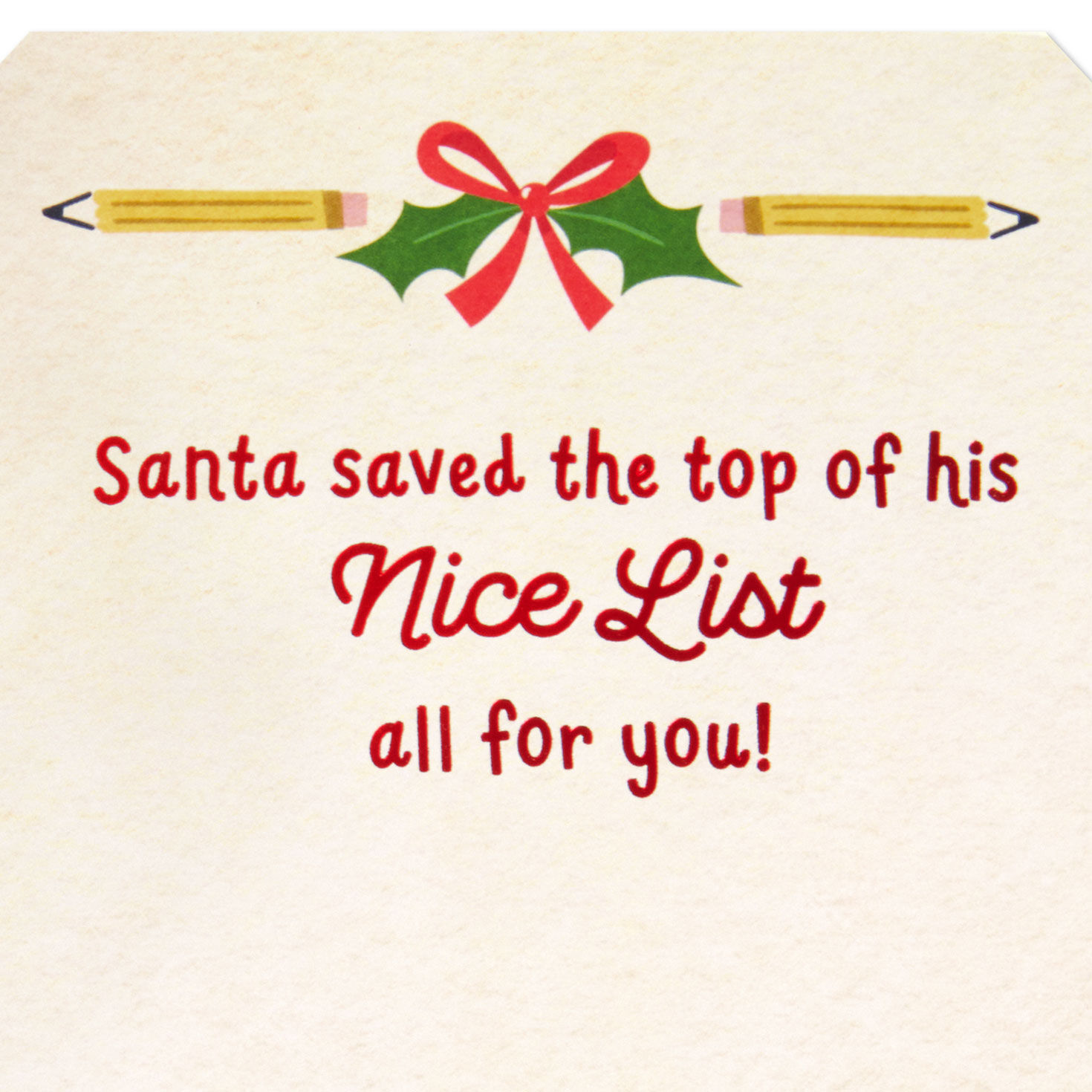 Santa Mickey Mouse Christmas Card for Teacher From Kids Sentiment image number 2