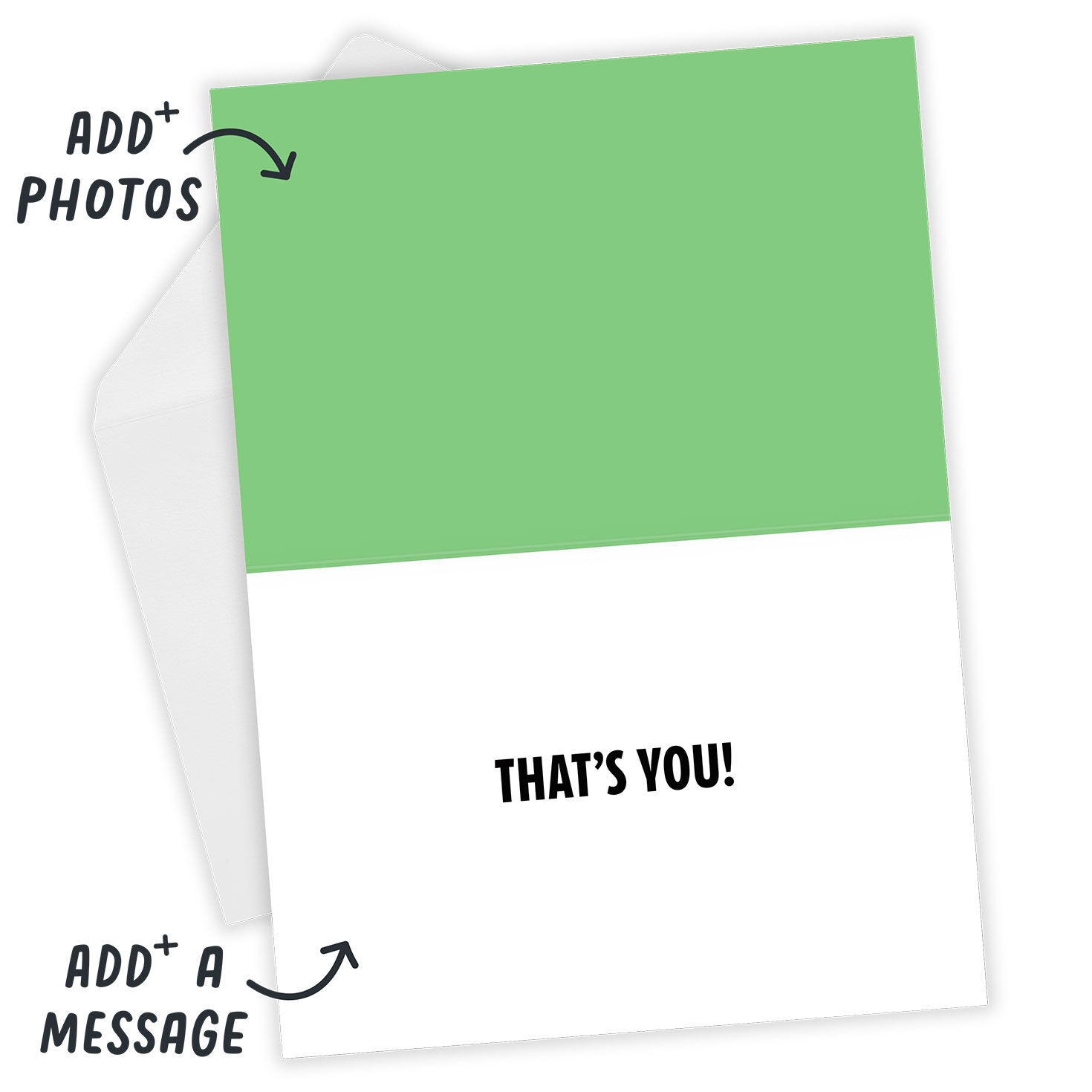 Cutest in Galaxy Grogu Personalized Birthday Card Open Card with Envelope indicating personalization image number 3