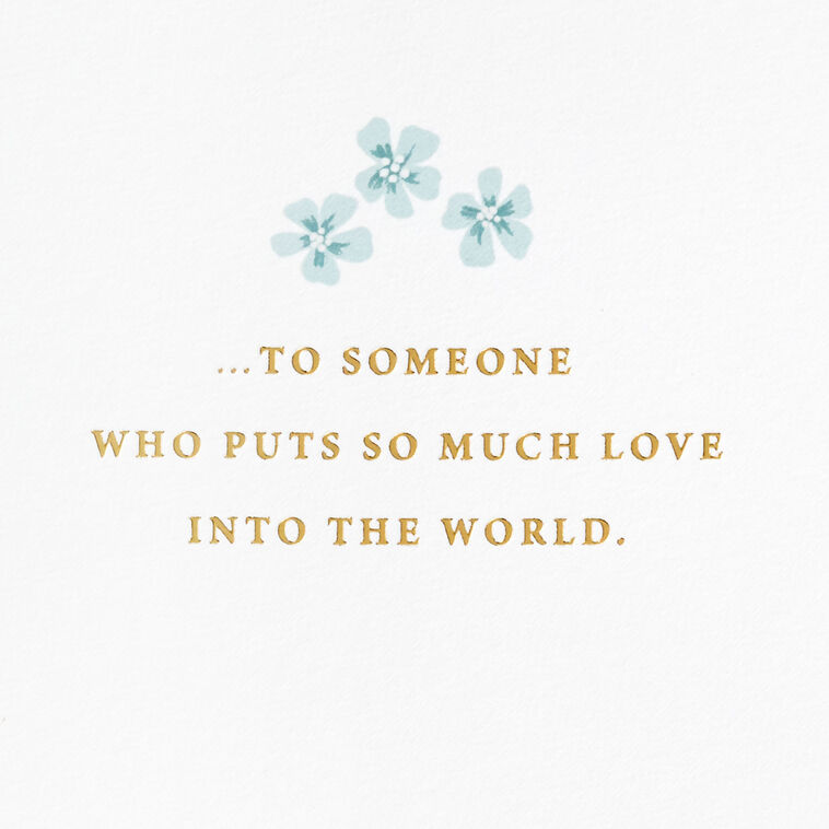 You Put Love in the World Mother's Day Card, , large image number 2