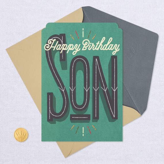 You're Loved Very Much Birthday Card for Son, , large image number 6