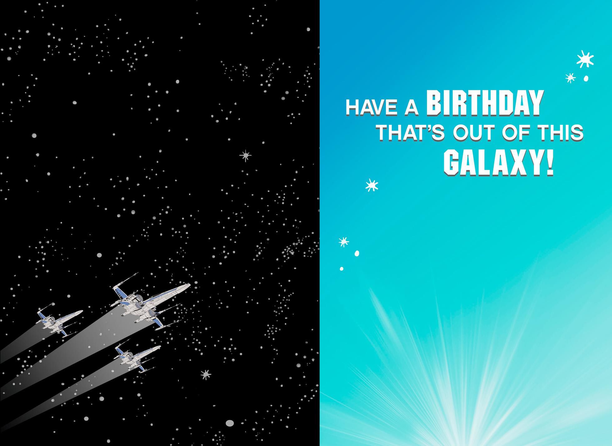 Star Wars™ Brave Kid Like You Musical Birthday Card