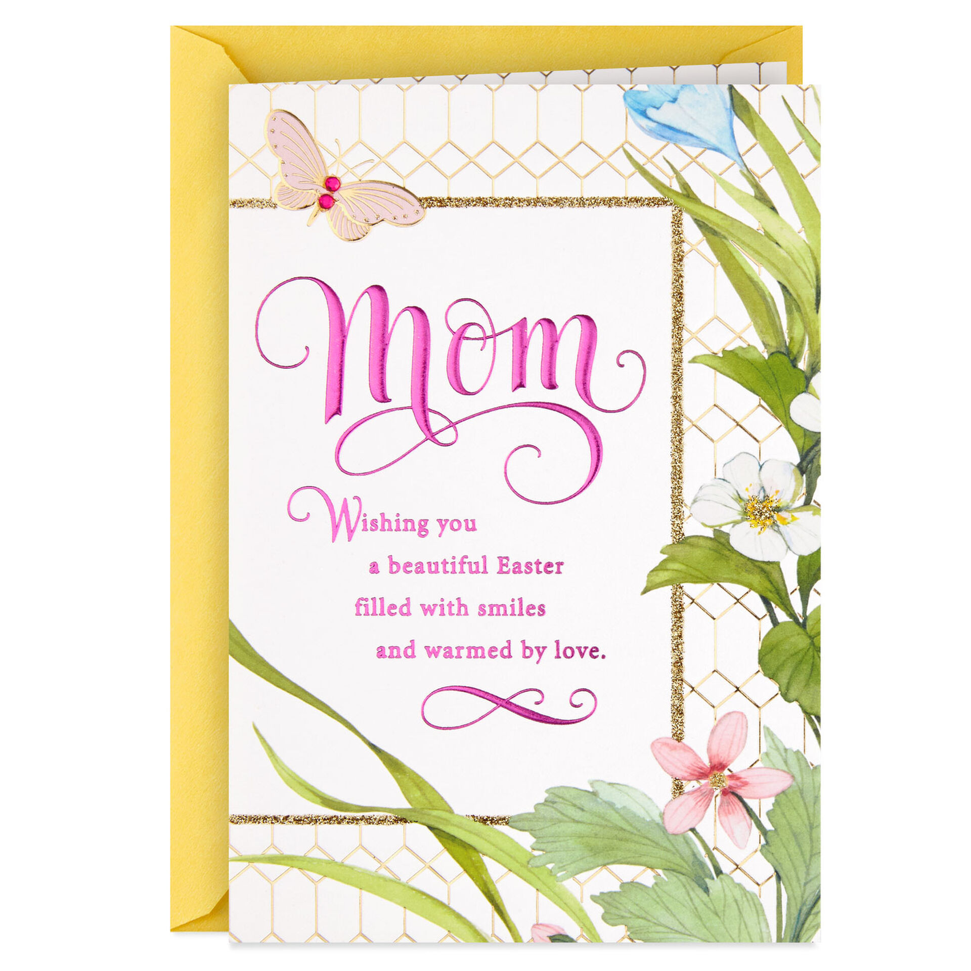 Smiles, Wishes and Love Easter Card for Mom Greeting Cards Hallmark