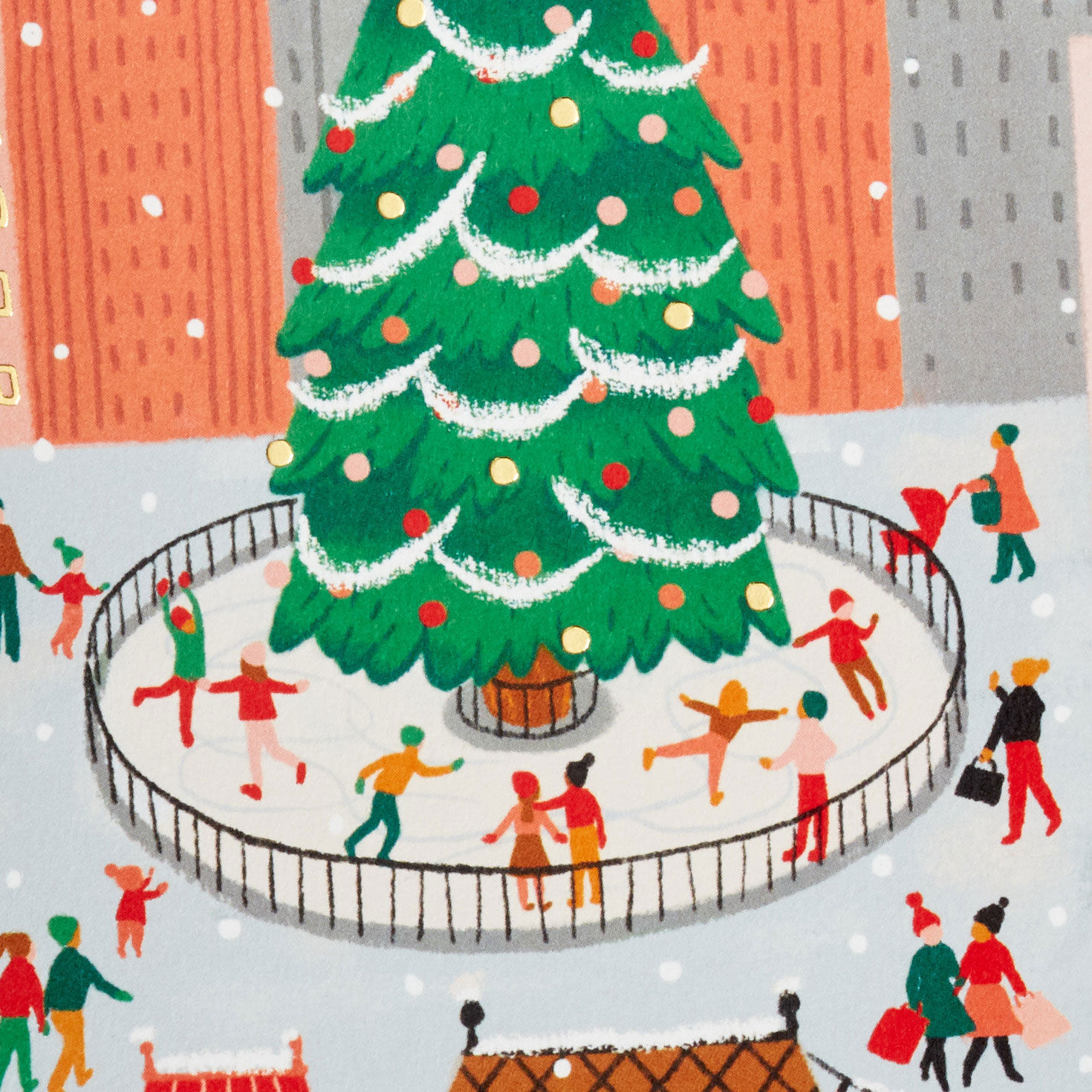 City Skating Scene Packaged Christmas Cards, Set of 5 for only USD 5.00 | Hallmark