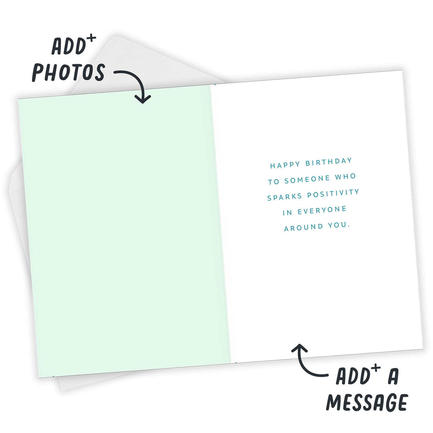 You Spark Positivity Custom Birthday Card, , large image number 3