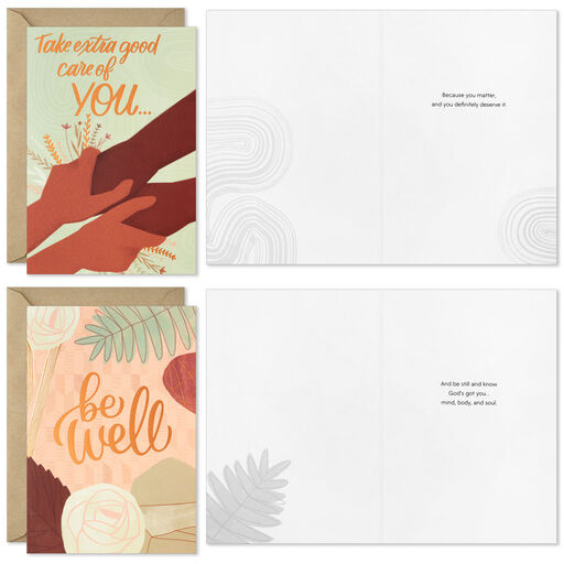 Surrounded With Love Assorted Boxed Get Well Cards, Pack of 16, 
