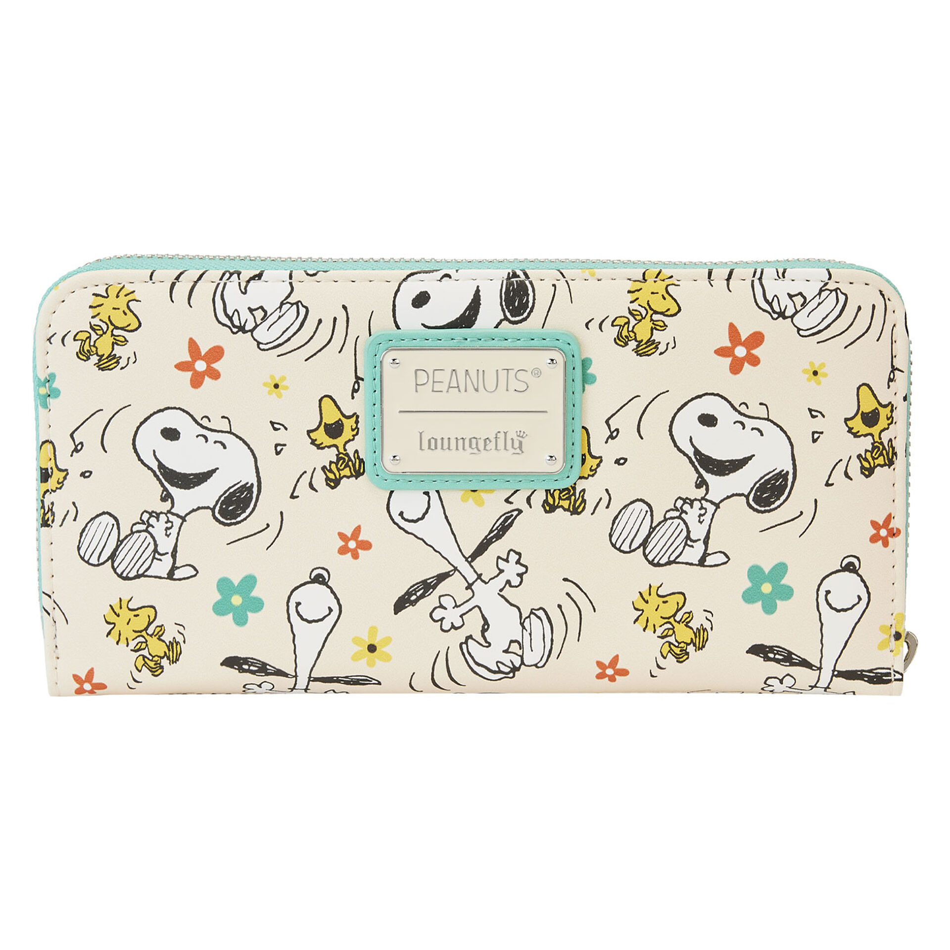 Loungefly Peanuts Snoopy and Woodstock ZipAround Wallet Handbags
