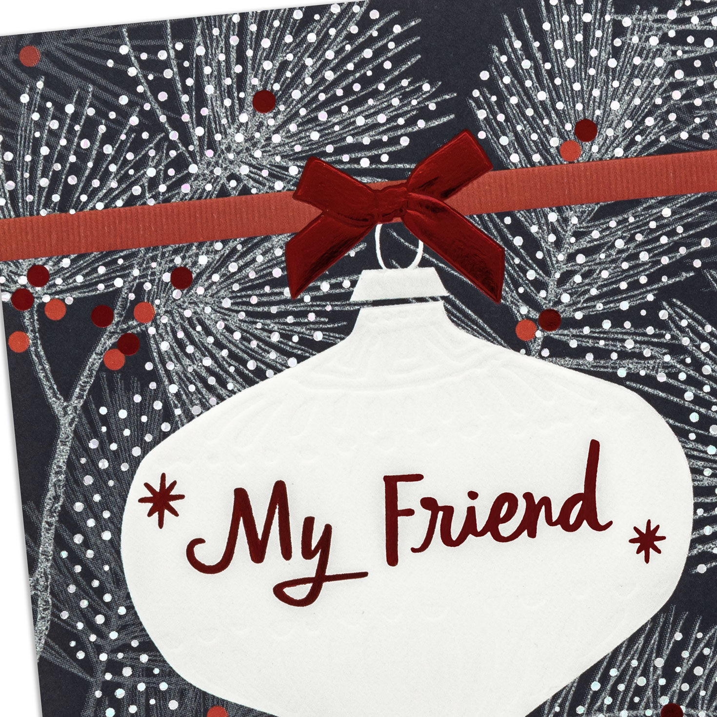 Your Friendship Is a Gift Christmas Card for Friend, , large image number 5