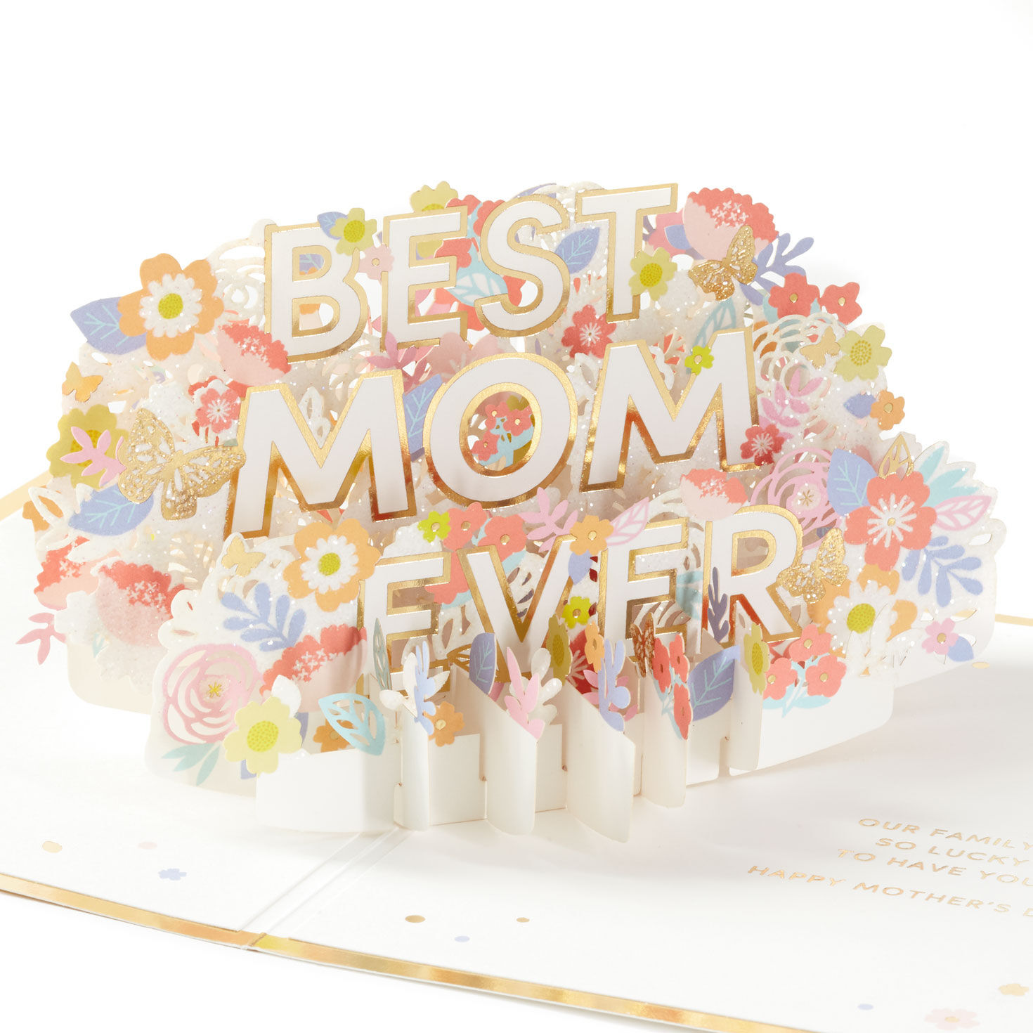 Best Mom Ever 3D Pop-Up Mother's Day Card for Mom