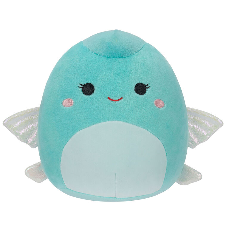 5" Squishmallows Bette Light Teal Flying Fish Mini Plush