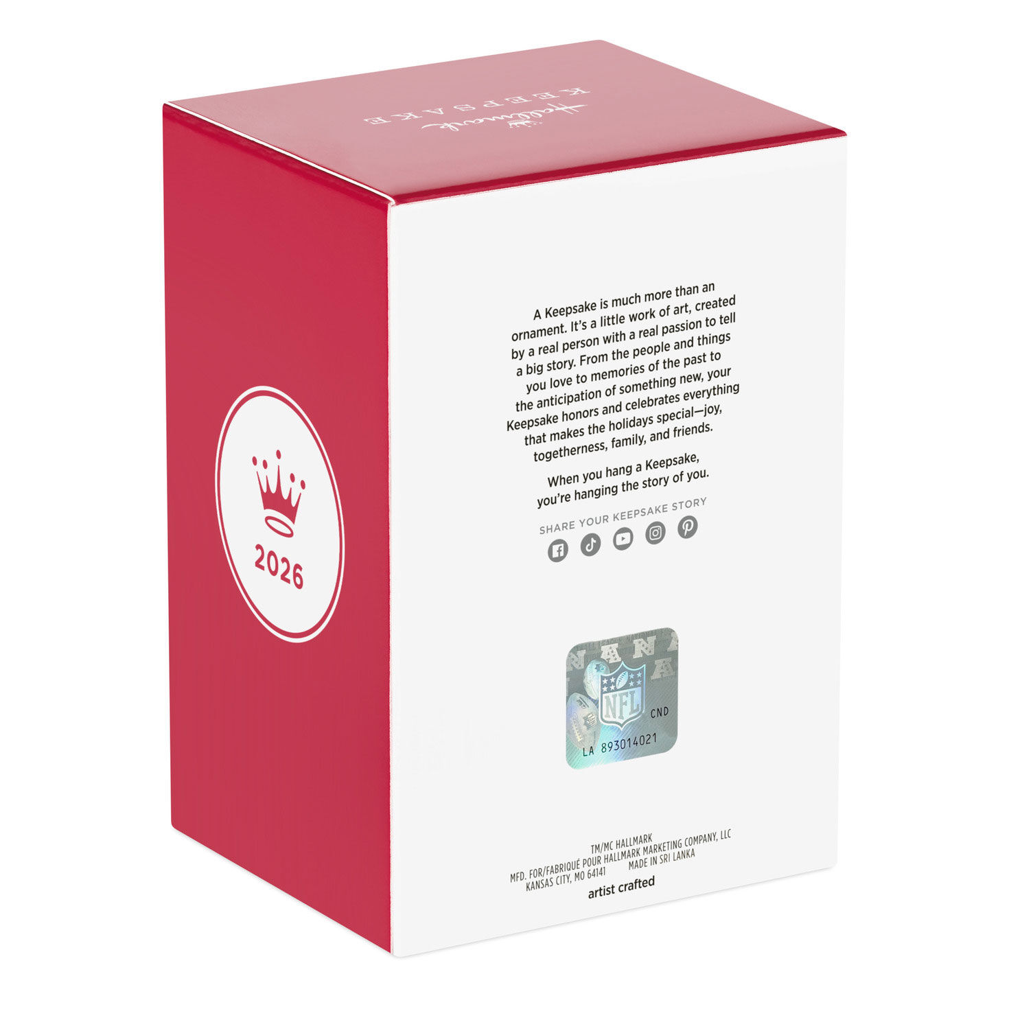 Detroit Lions Amon-Ra St. Brown Keepsake Ornament  image number 8