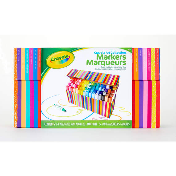 Crayola Pip-Squeaks Mini Markers Set, 64-Count