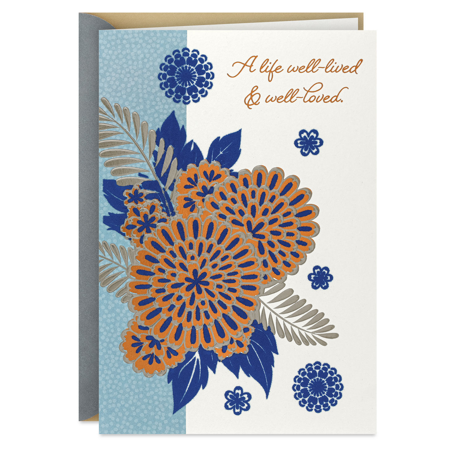 A Life Well-Lived & Well Loved Religious Sympathy Card