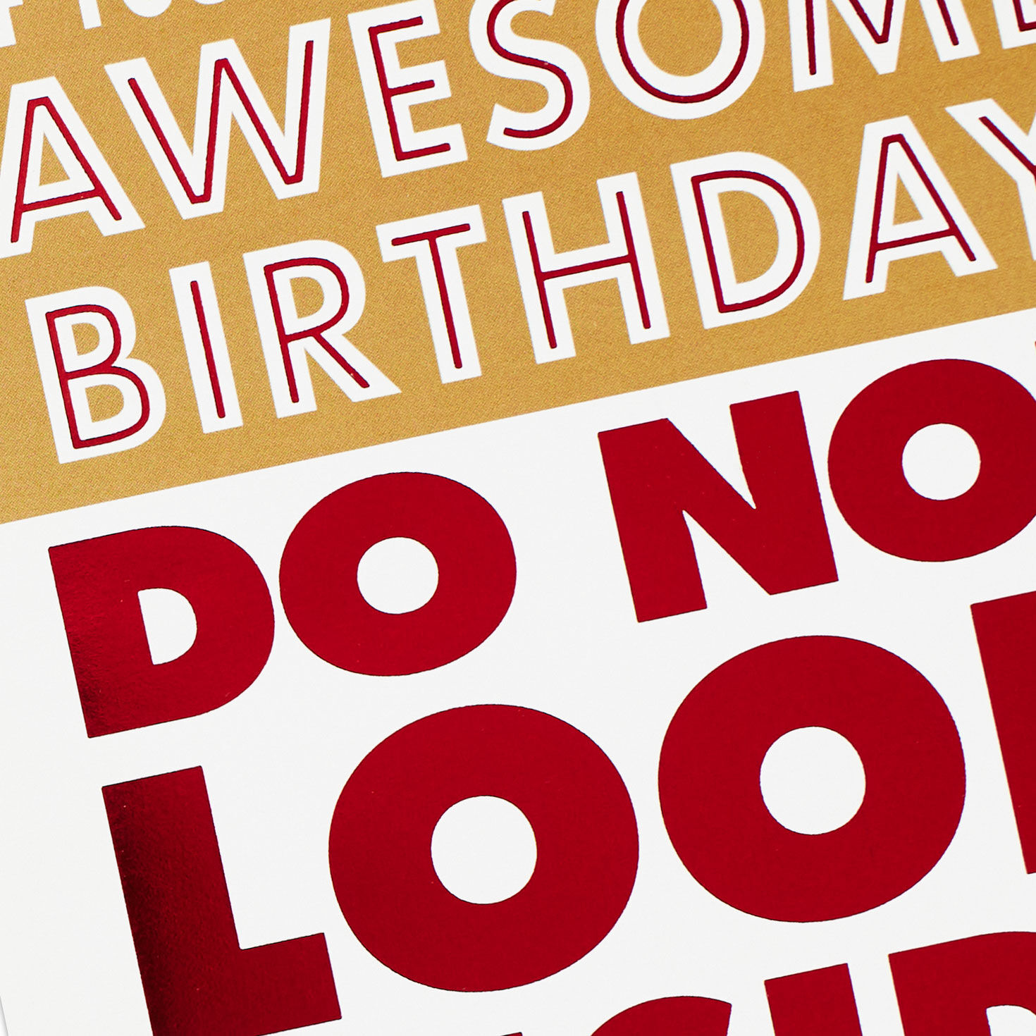 Card in a Card Funny Birthday Card Card Front Detail image number 9