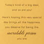 All the Happiness You Deserve Year of the Monkey Birthday Card, , large image number 3