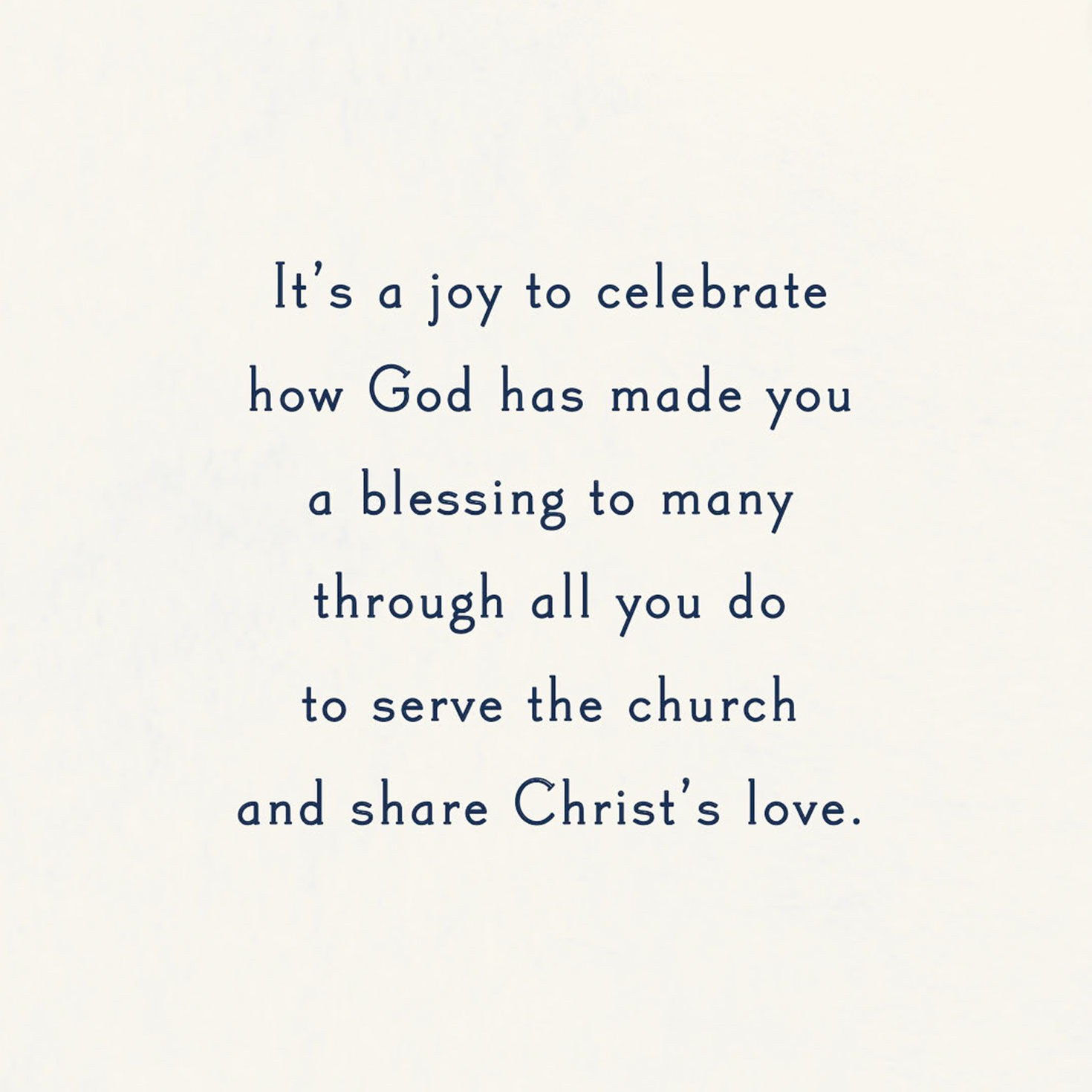 You #39 re an Inspiration and Blessing Ordination Anniversary Card for