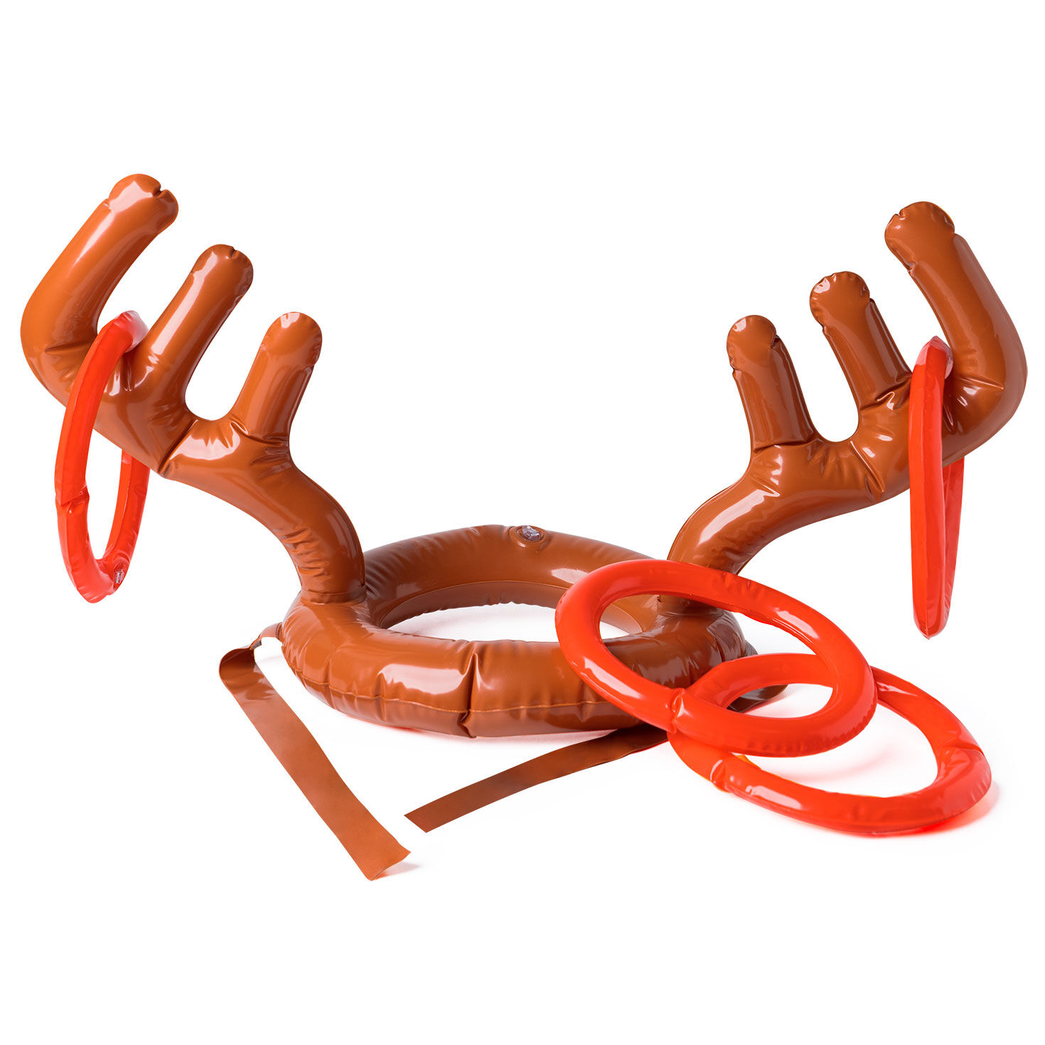 Antler Antics Inflatable Reindeer Ring Toss Game