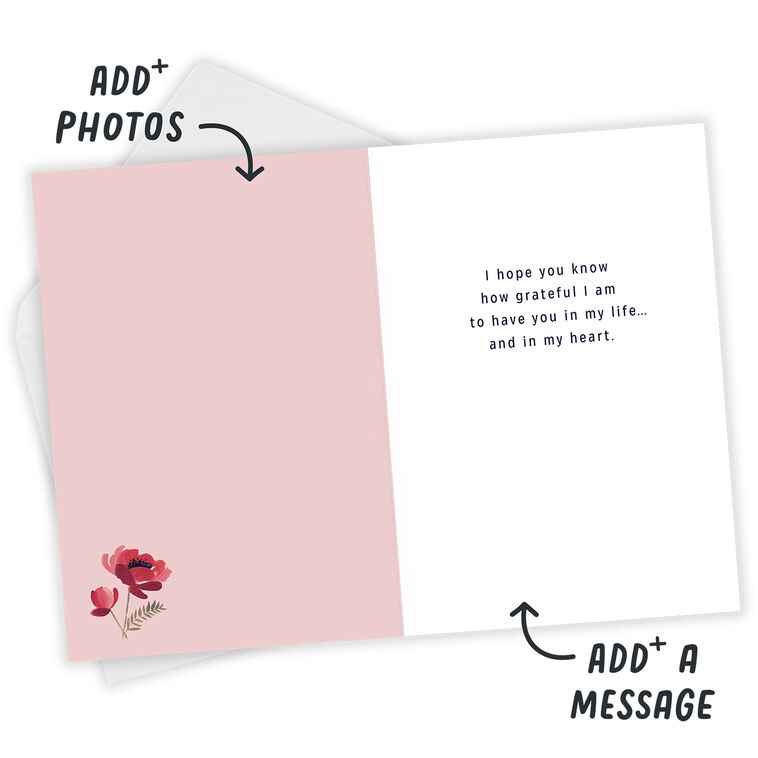 Grateful for You Custom Love Card for Her, , large image number 3