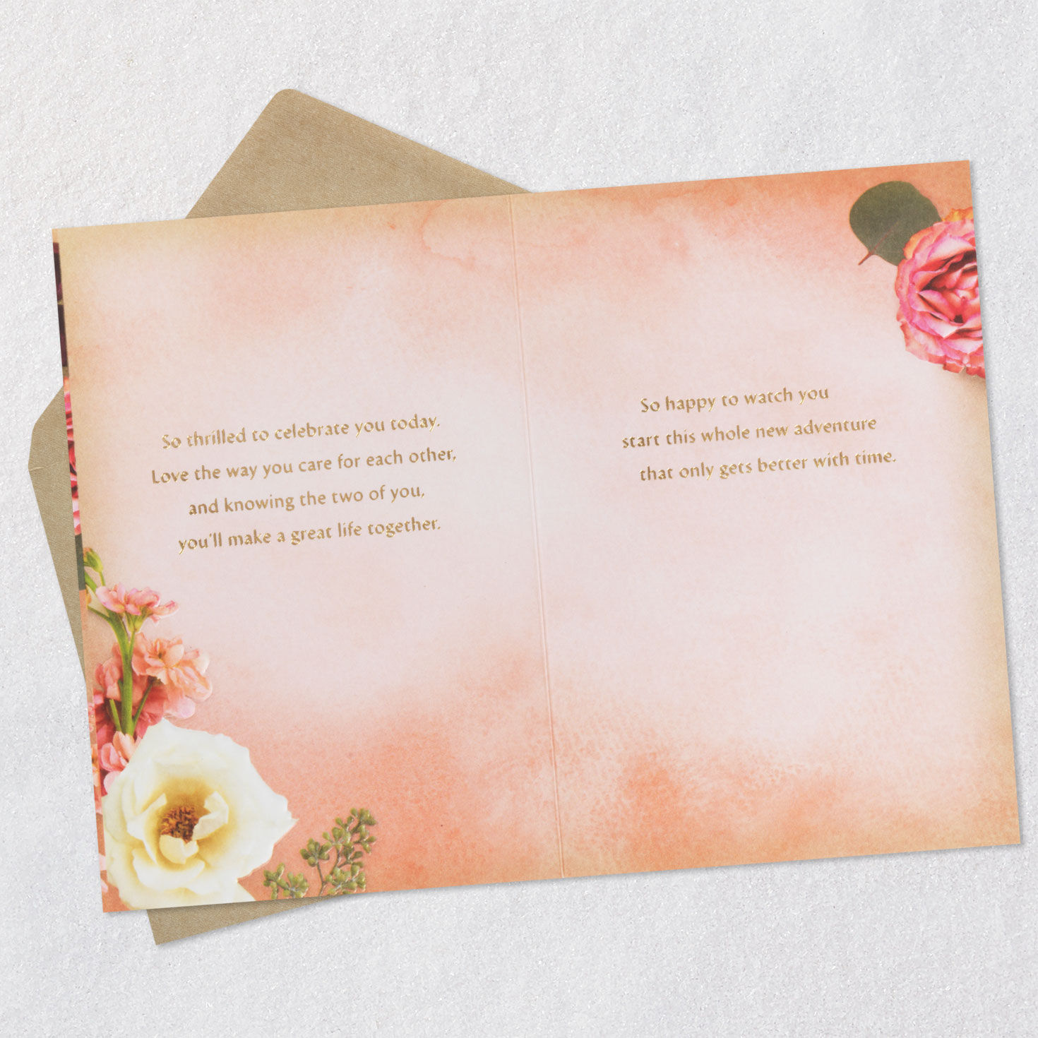 Thrilled to Celebrate You Wedding Card for Daughter and Son-in-Law, , large image number 4