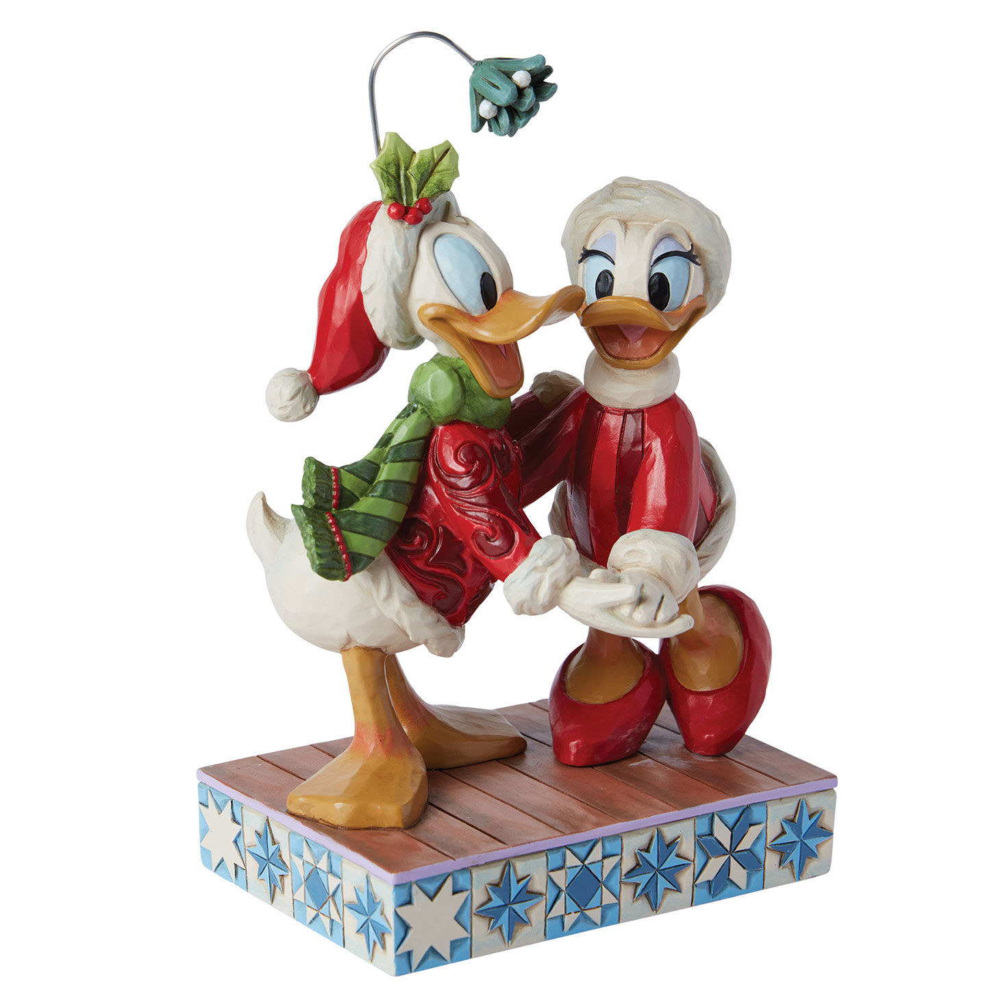 Jim Shore Disney Donald and Daisy Duck Under Mistletoe Figurine, 6.1", , large image number 3