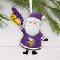 Minnesota Vikings Santa Fan Christmas Ornament hanging on tree image number 2