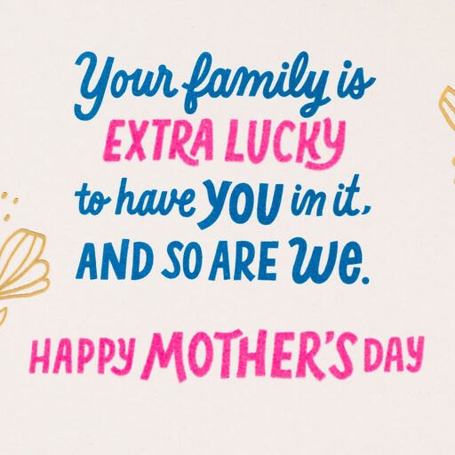 Extra Lucky to Have You Mother's Day Card for Daughter-in-Law, 