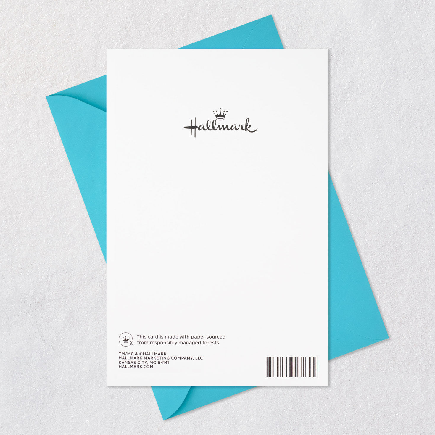 Butterfly and Flowers Blue Graduation Card for Granddaughter Card Back with Envelope image number 7