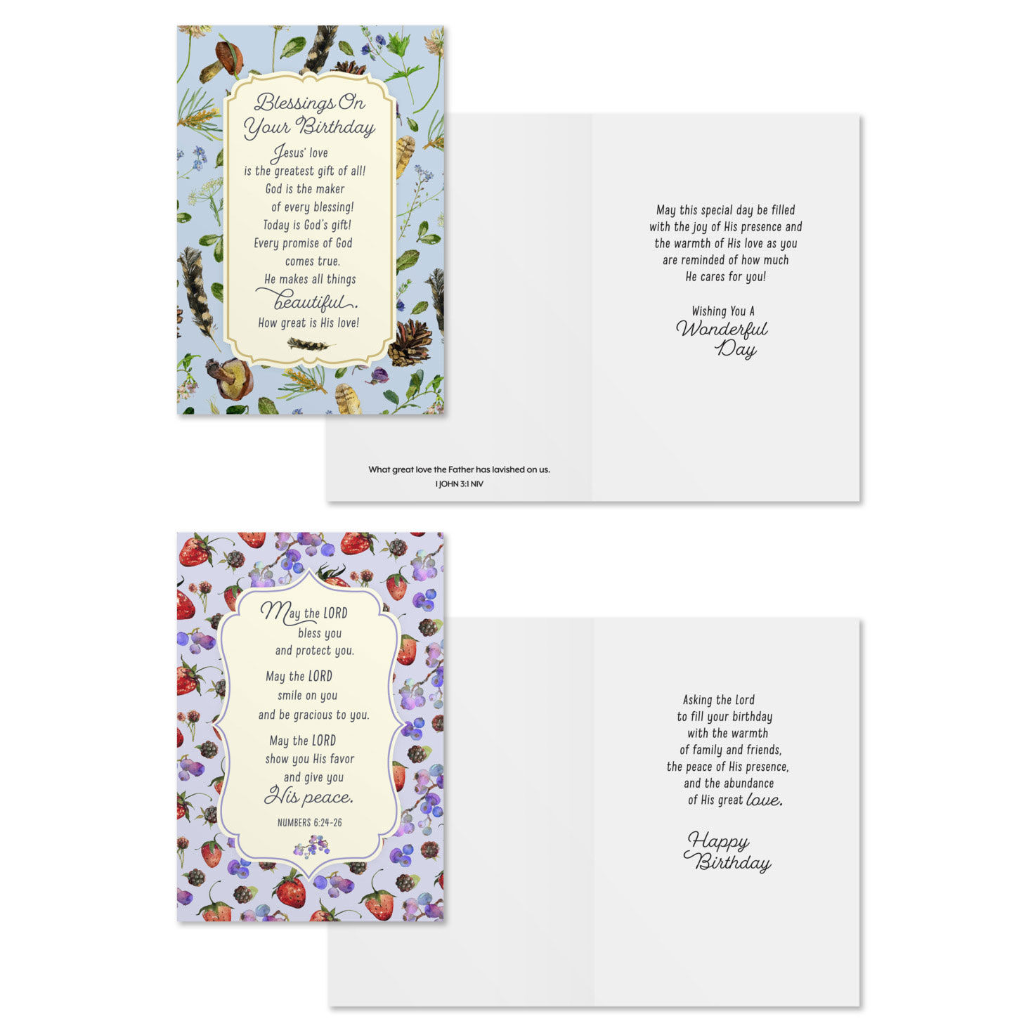 Floral DaySpring Birthday Cards Assortment Card Front with Sentiment image number 4