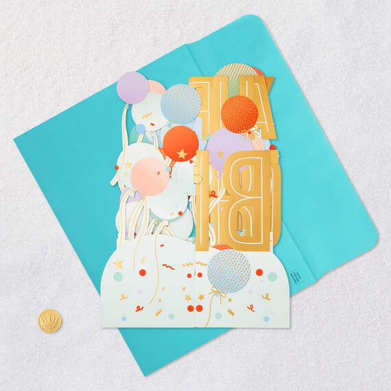 12.38" Jumbo Celebrate Big-Time 3D Pop-Up Birthday Card, , large image number 7