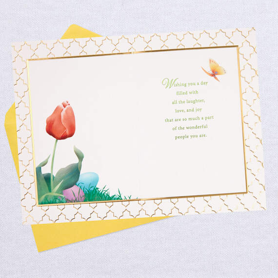 Variegated Tulips Easter Card for Wife, , large image number 3