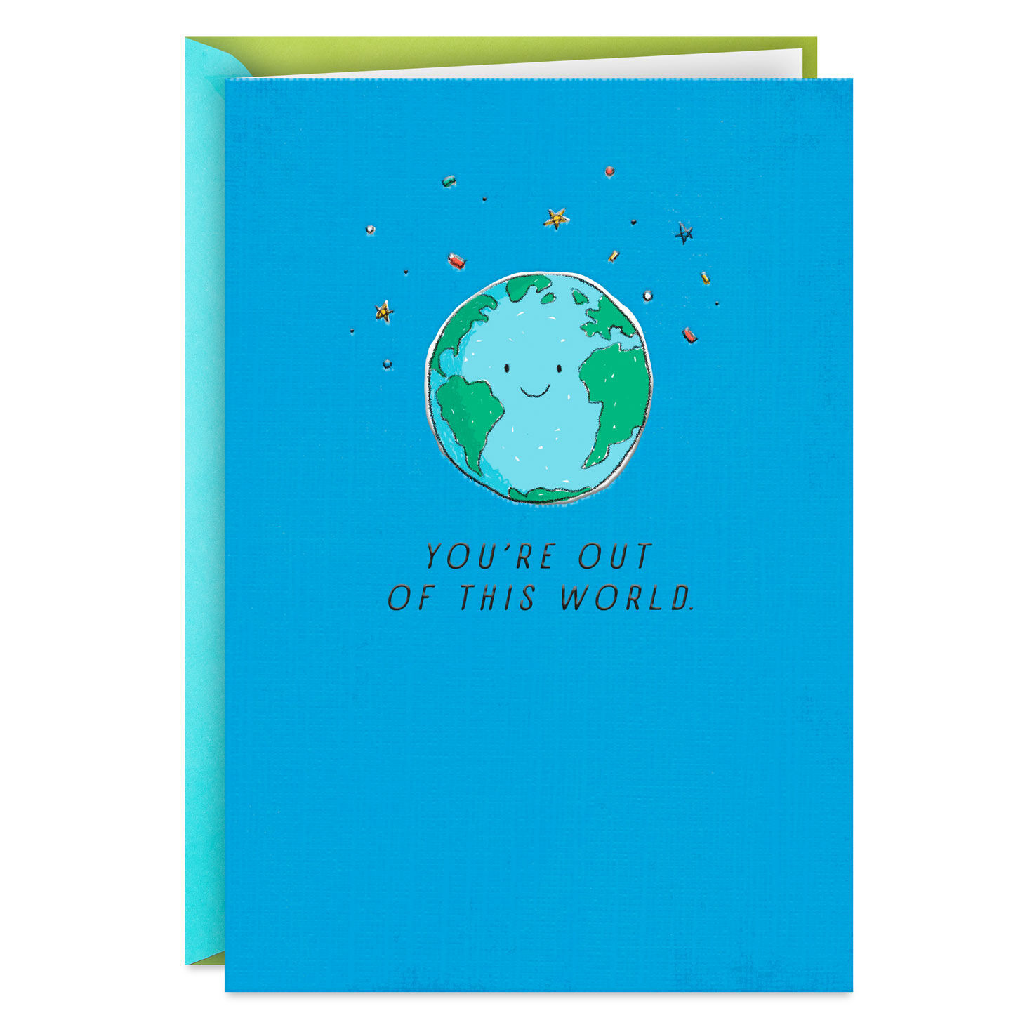 You're Out of This World Thank You Card for Teacher