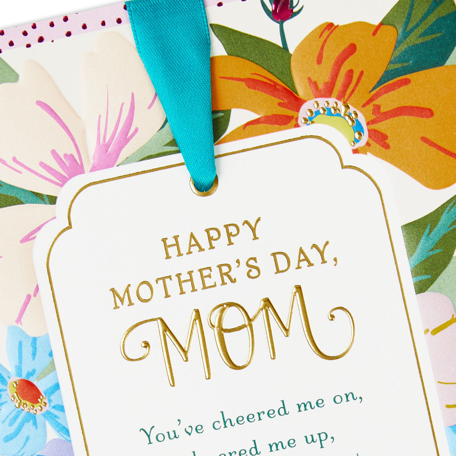 Flowers With Ribbon Mom Mother's Day Card  image number 5