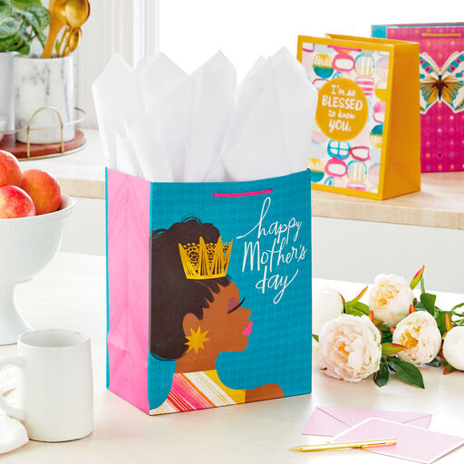 11.5" Bright and Colorful Assorted 3-Pack Medium Gift Bags, 