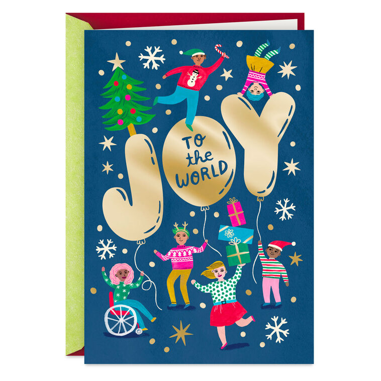 You Bring Joy to the World Christmas Card for Kids