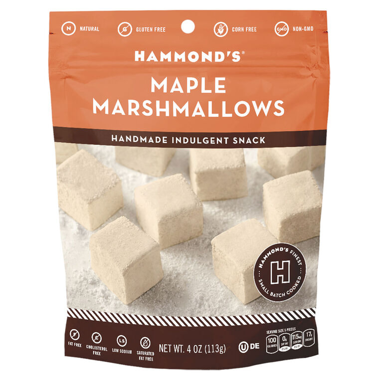 Hammond's Candies Handmade Maple Marshmallows, 4 oz. Bag