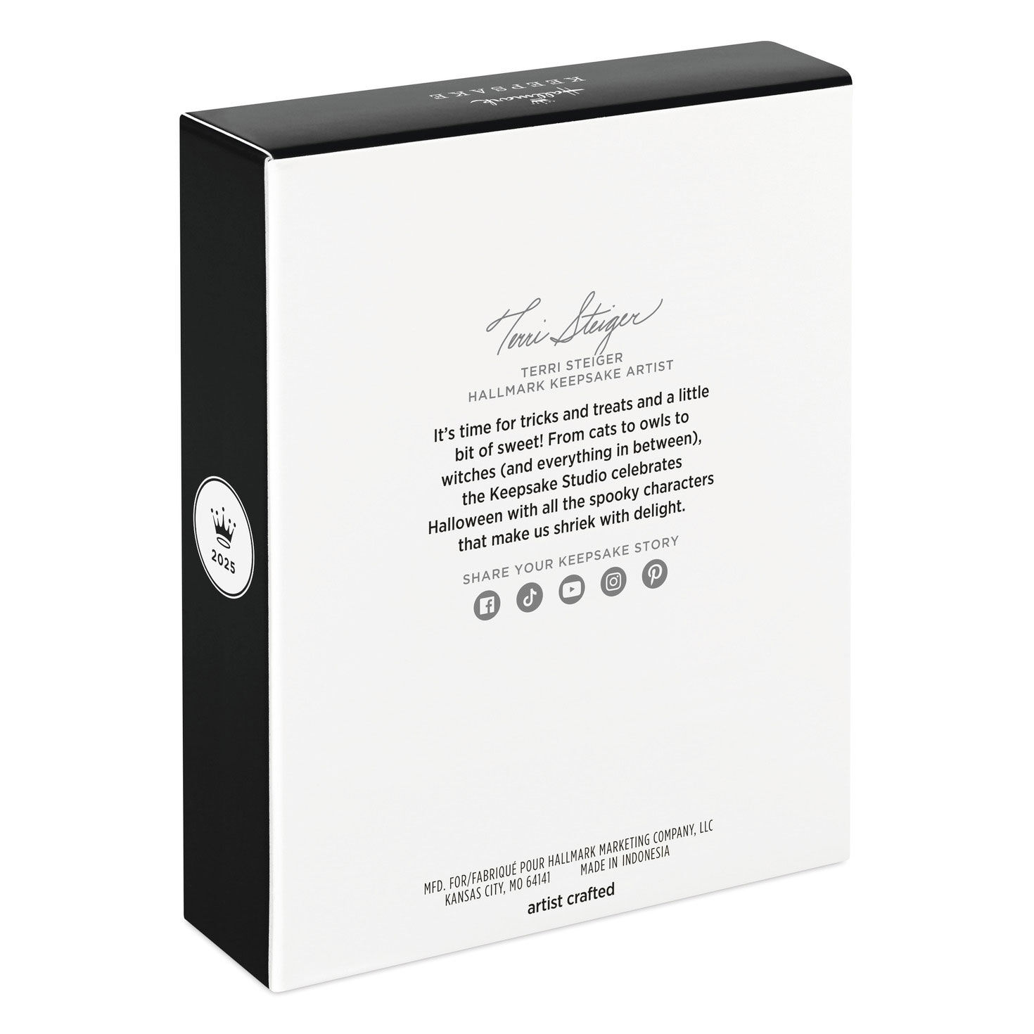 Baby 1st Halloween Pumpkin Frame Keepsake Ornament Package Back image number 6