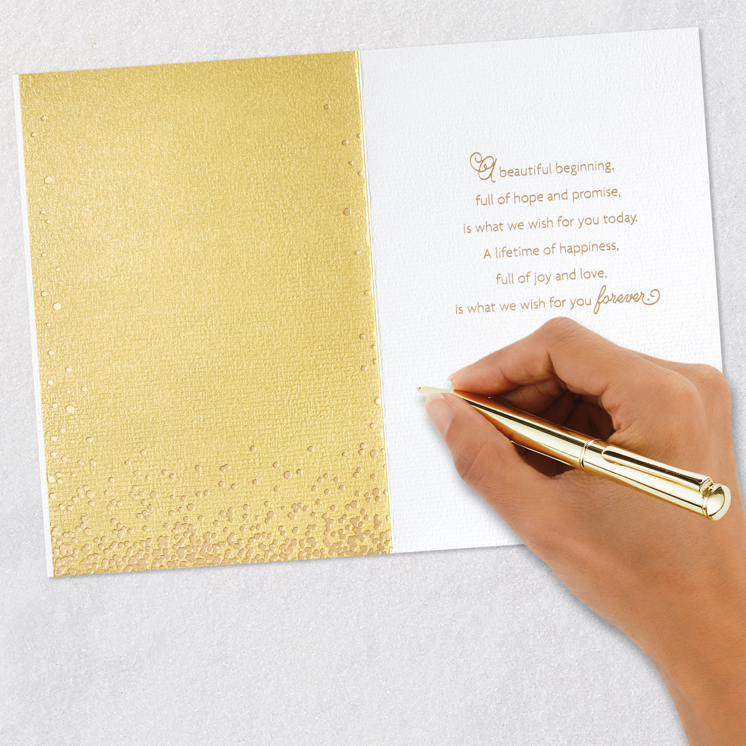 Wishing You the Happiest-Ever-After Wedding Card From Us, , large image number 6