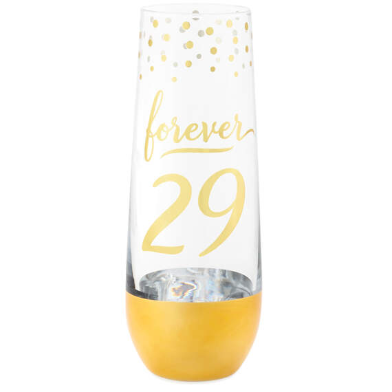 Forever 29 Champagne Glass, 8.7 oz., , large image number 1