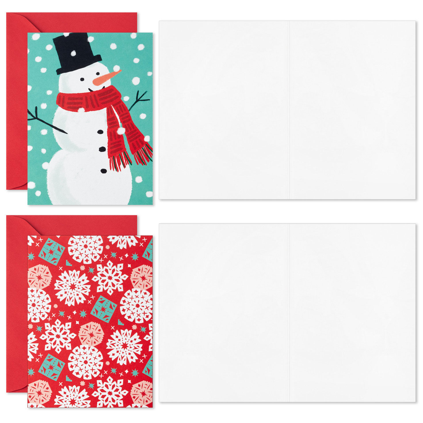 Playful Blank Boxed Christmas Cards Assortment Card Front with Sentiment image number 3