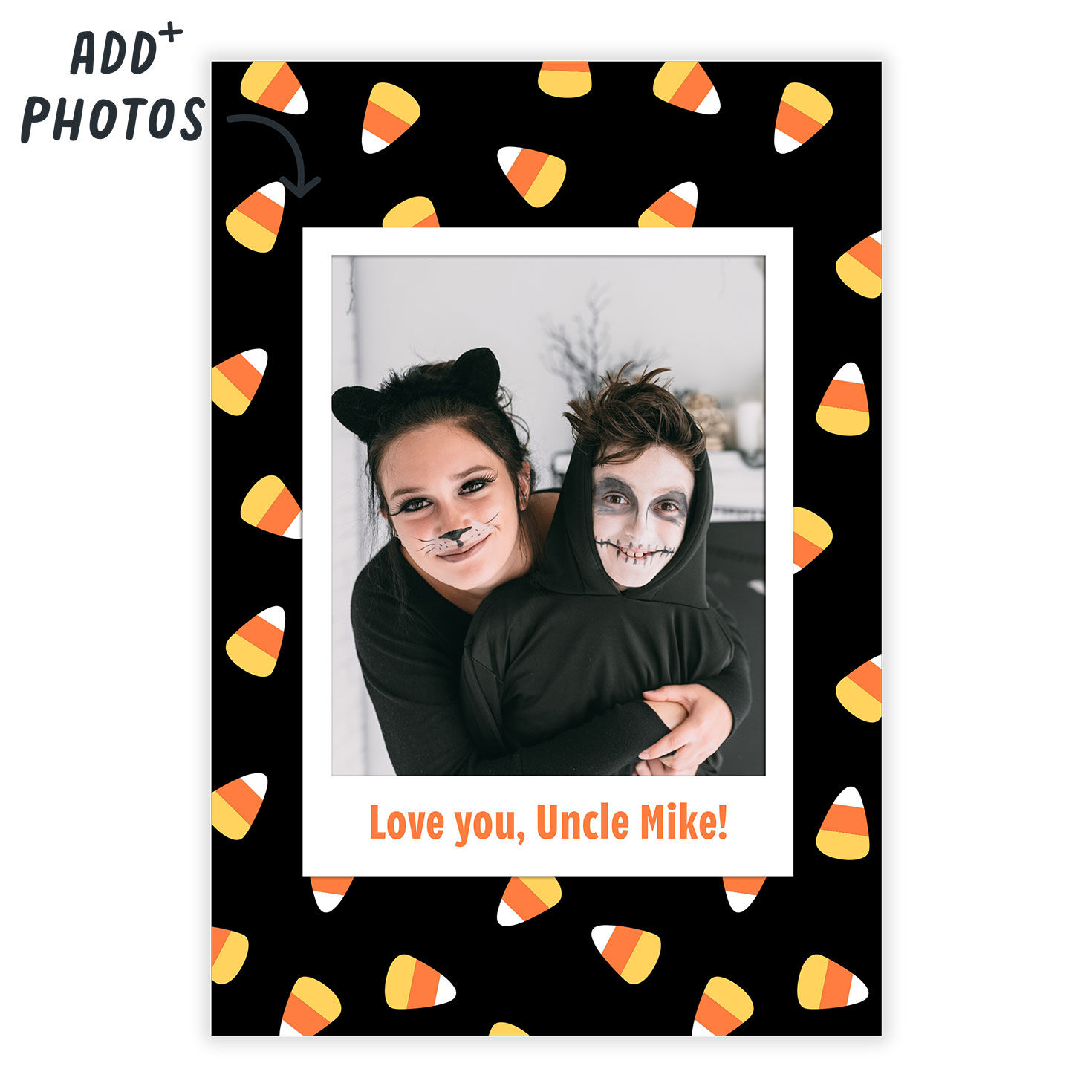 Candy Corn Frame Halloween eCard, , large image number 2