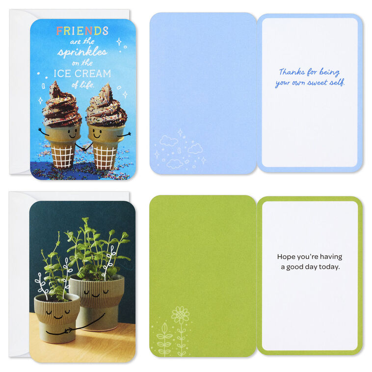 Mini Colorful Smiles Assorted Multi-Occasion Cards, Pack of 6 - Note ...
