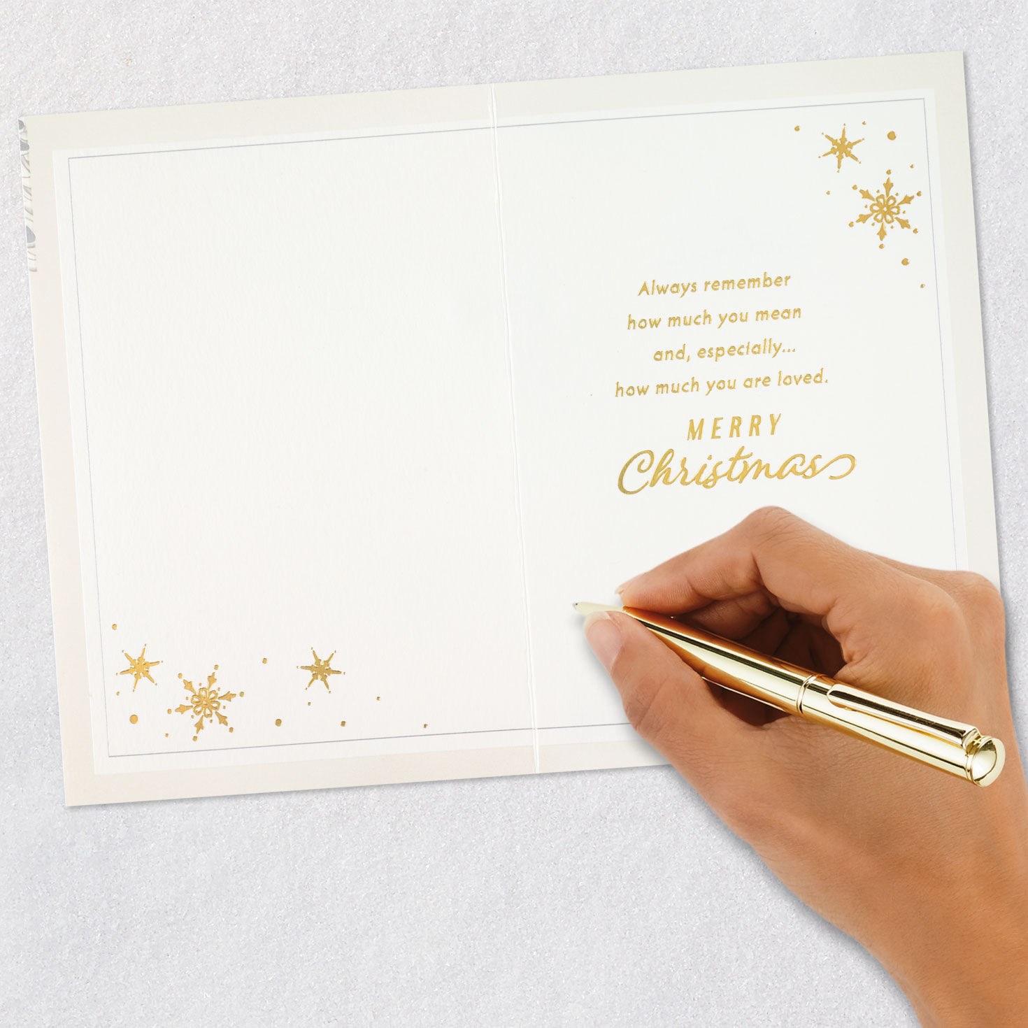 Pinecones Christmas Card for Son and Daughter-in-Law signing card image number 7