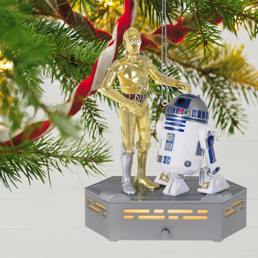 Star Wars: A New Hope™ Collection C-3PO™ and R2-D2™ Ornament With Light and Sound, 