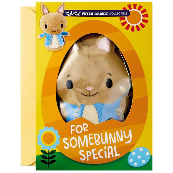 itty bittys® Peter Rabbit Easter Card With Stuffed Animal, , large image number 2