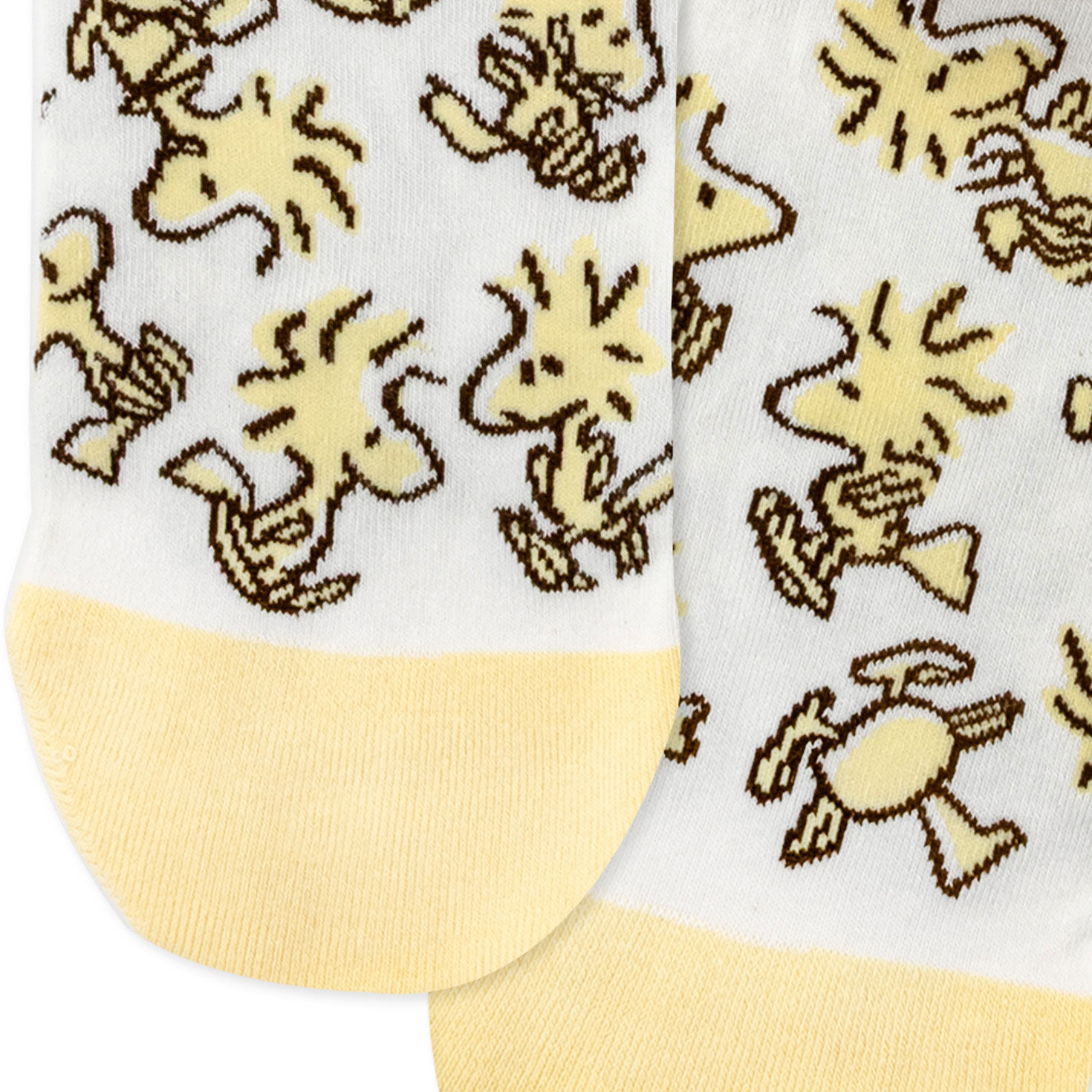 Peanuts Woodstock Collage Novelty Crew Socks upclose view image number 4