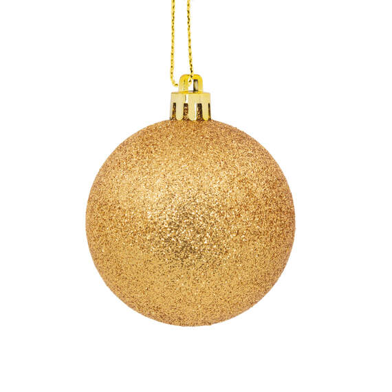 30-Piece Champagne, Gold, White Shatterproof Christmas Ornaments Set, , large image number 8