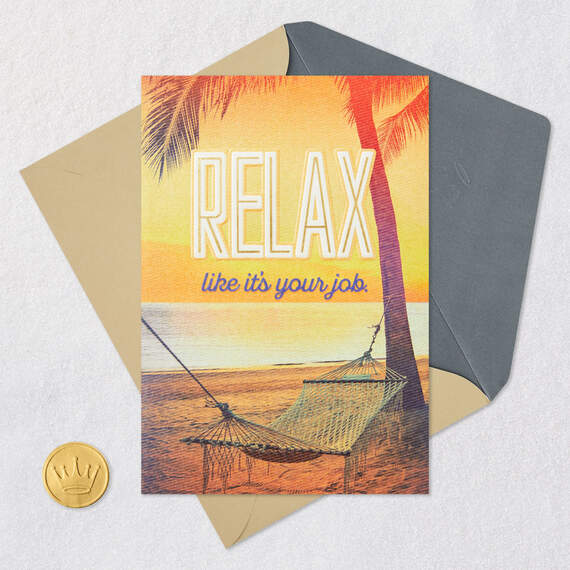 Relax Like It's Your Job Father's Day Card, , large image number 5