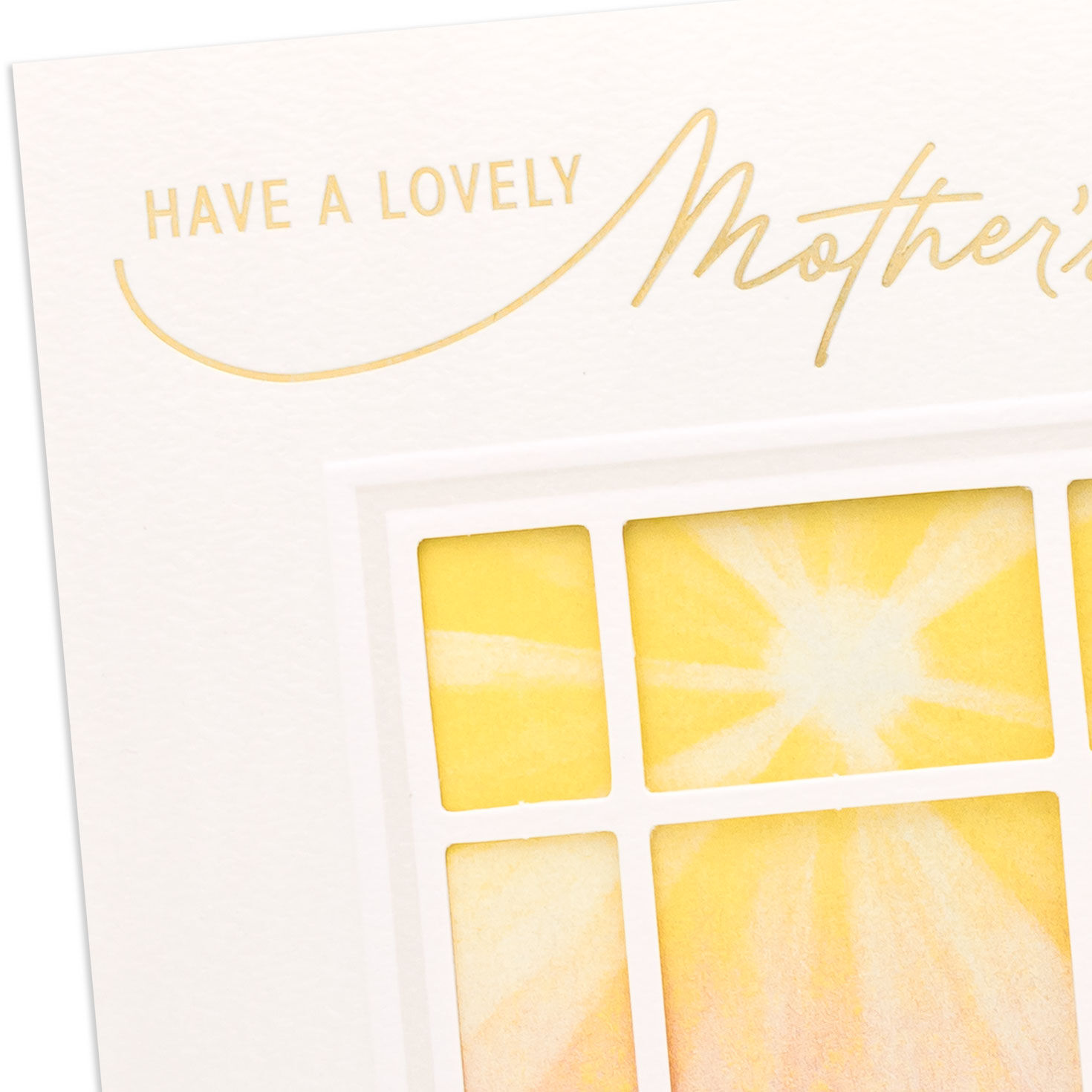 Sunshine Window and Tabletop Garden Mother's Day Card Card Front Detail image number 4