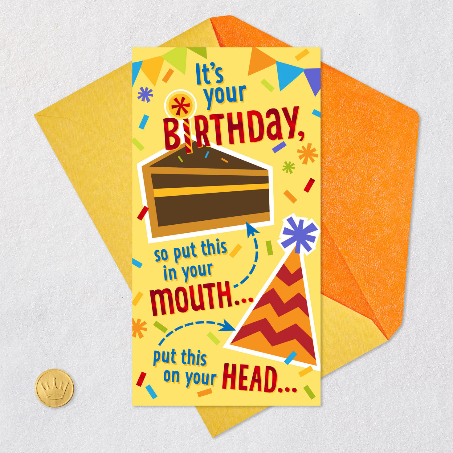 Put this in Your Pocket Money Holder Birthday Card for Kids, , large image number 6