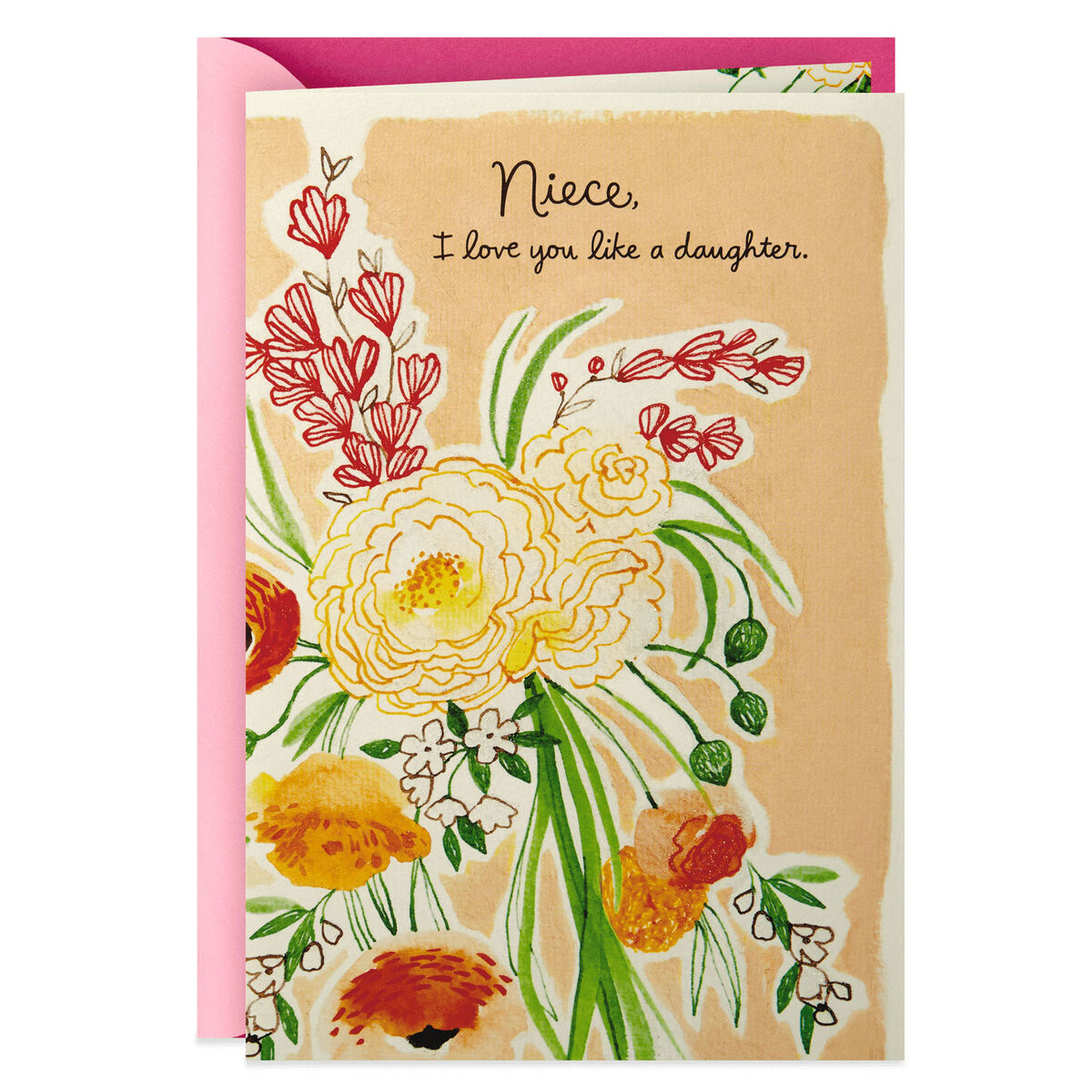 I Love You Like a Daughter Mother's Day Card for Niece Greeting Cards